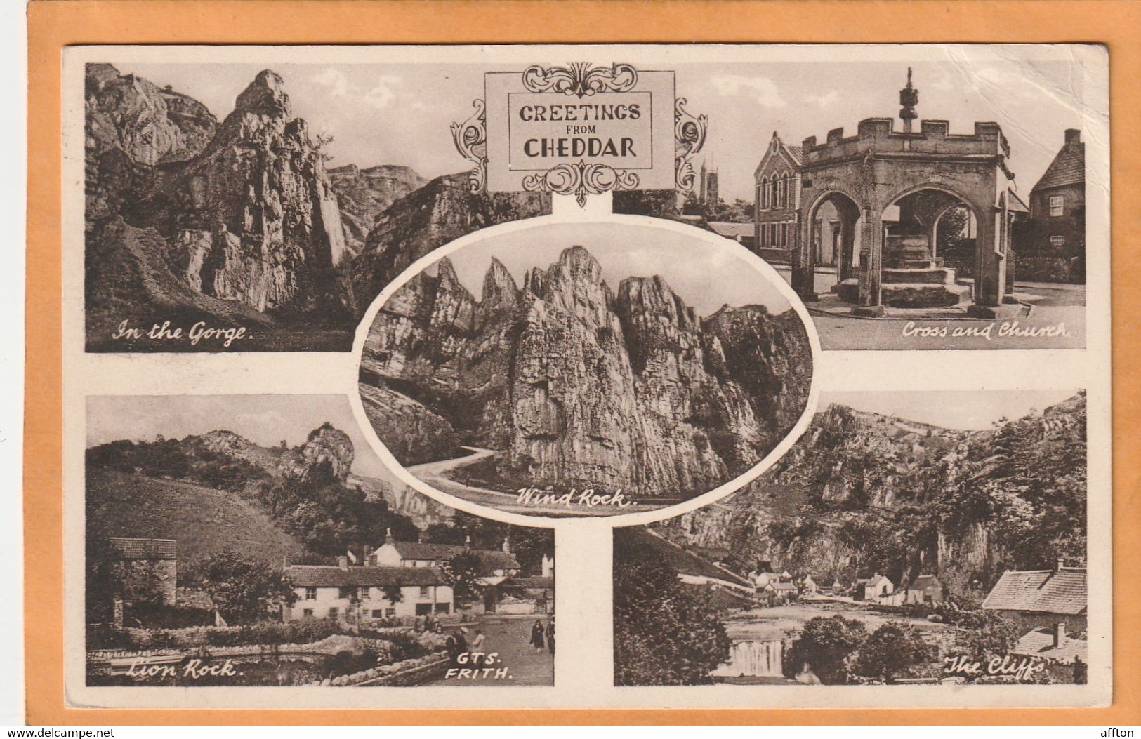 Cheddar UK Old Postcard - Cheddar