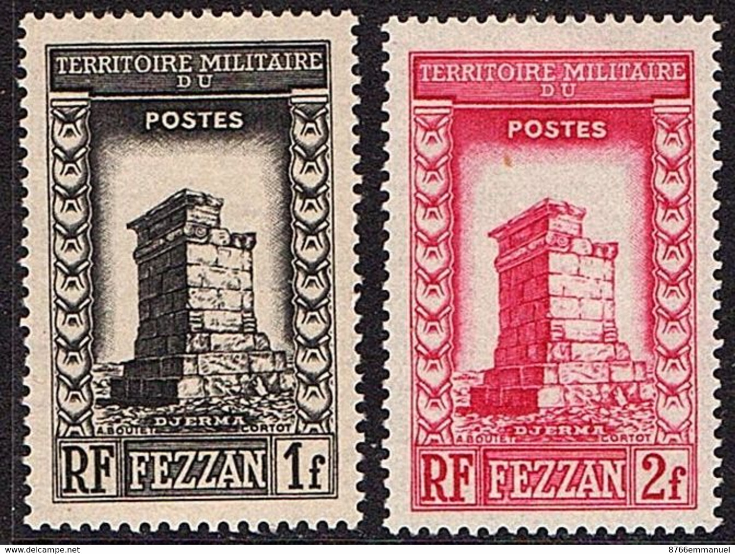 FEZZAN N°43 Et 44 N* - Unused Stamps