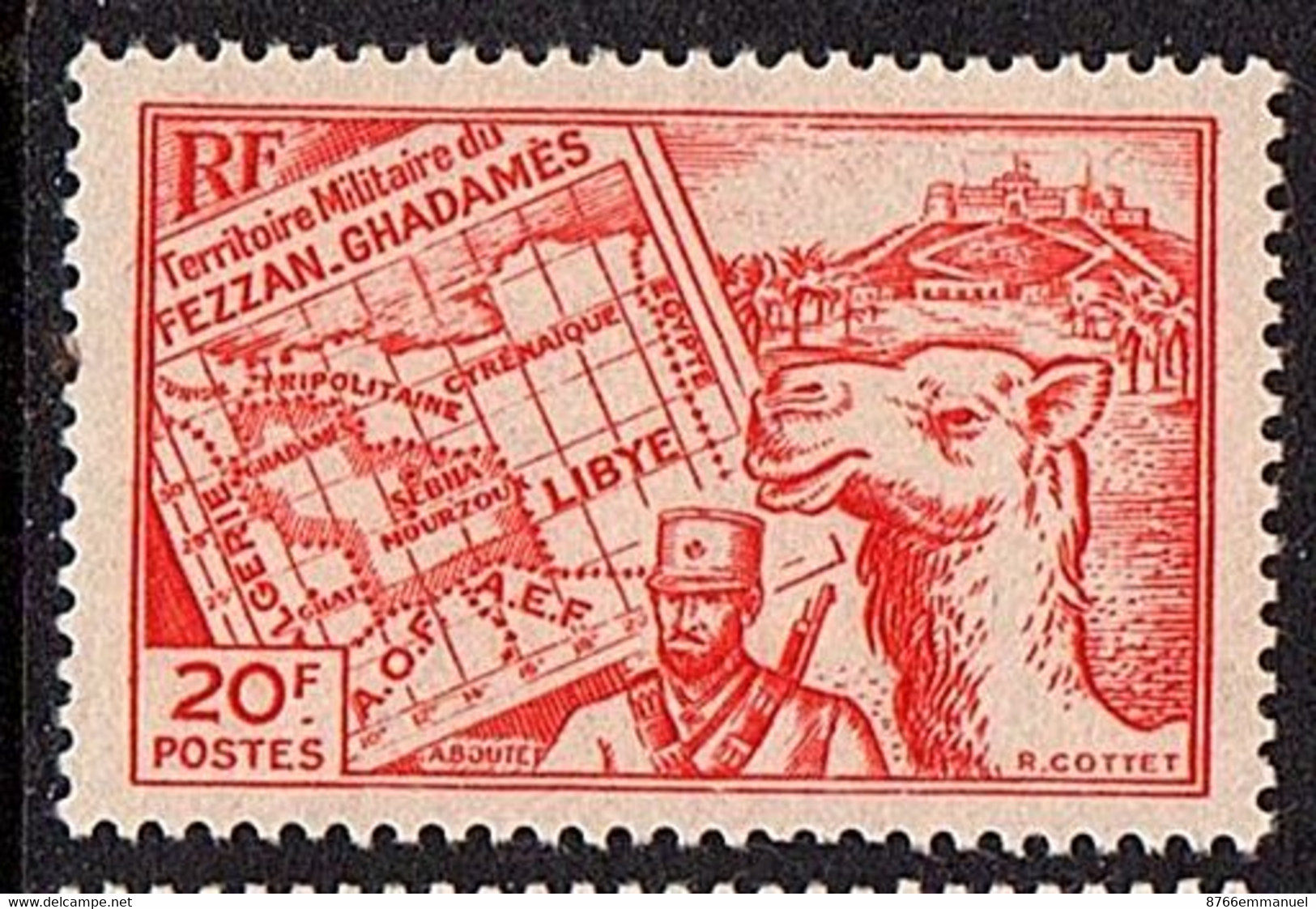 FEZZAN N°39 N** - Unused Stamps