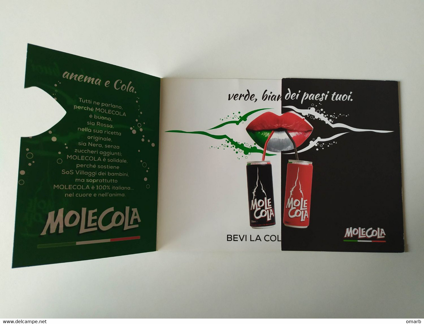 Fre469 Depliant Promozione Bibita Promotional Lattina Molecola Coca-cola Italiana Torino Mole Antonelliana - Blikken