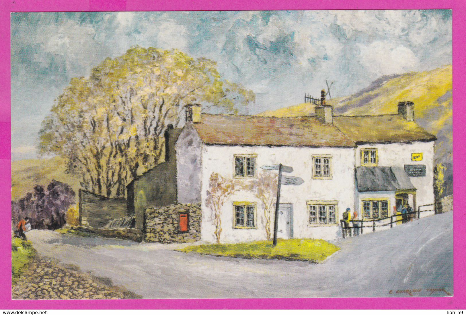 277173 / England Art Ernest Charlton Taylor - Malham In Airedale , Village Summerbridge Harrogate North Yorkshire PC / 5 - Harrogate