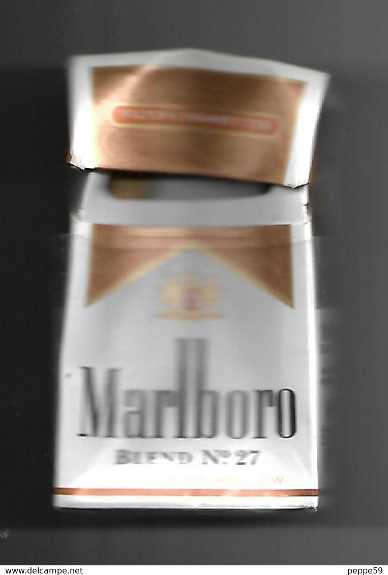 Tabacco Pacchetto Di Sigarette Estero  - Malboro Blend 27 Da 20 Pezzi  ( Vuoto ) - Etuis à Cigarettes Vides
