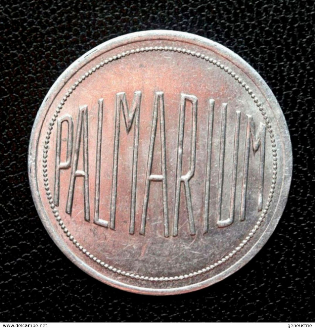 Jeton De Nécessité De Café Restaurant Perpignan Années 30 "Palmarium" Emergency Token - Monétaires / De Nécessité