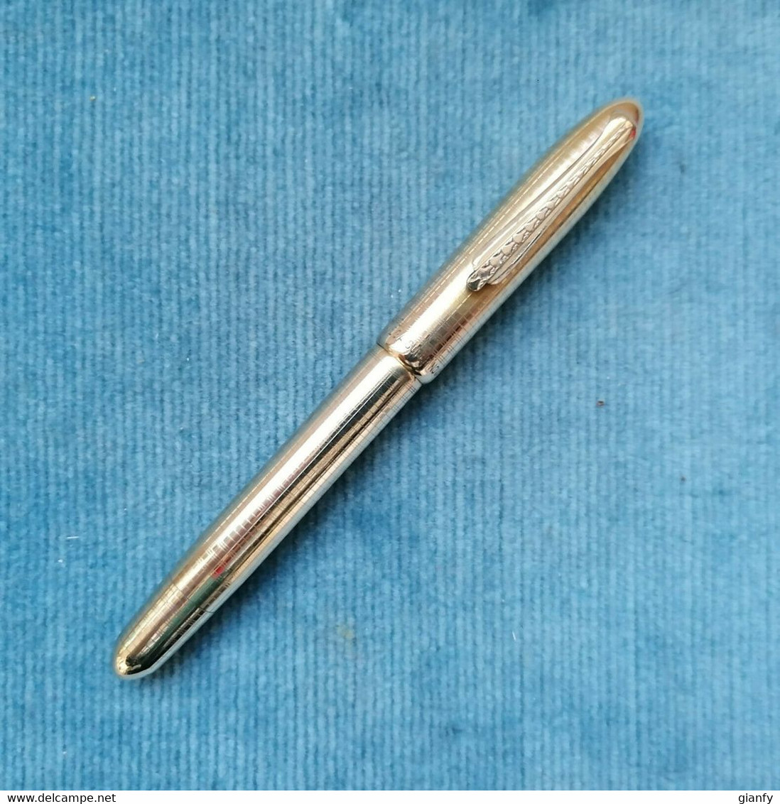 PENNA STILOGRAFICA & PORTAMINA OMEGA SUPERNOVA ORO 1950 PEN & PENCIL MADE IN ITALY - Stylos