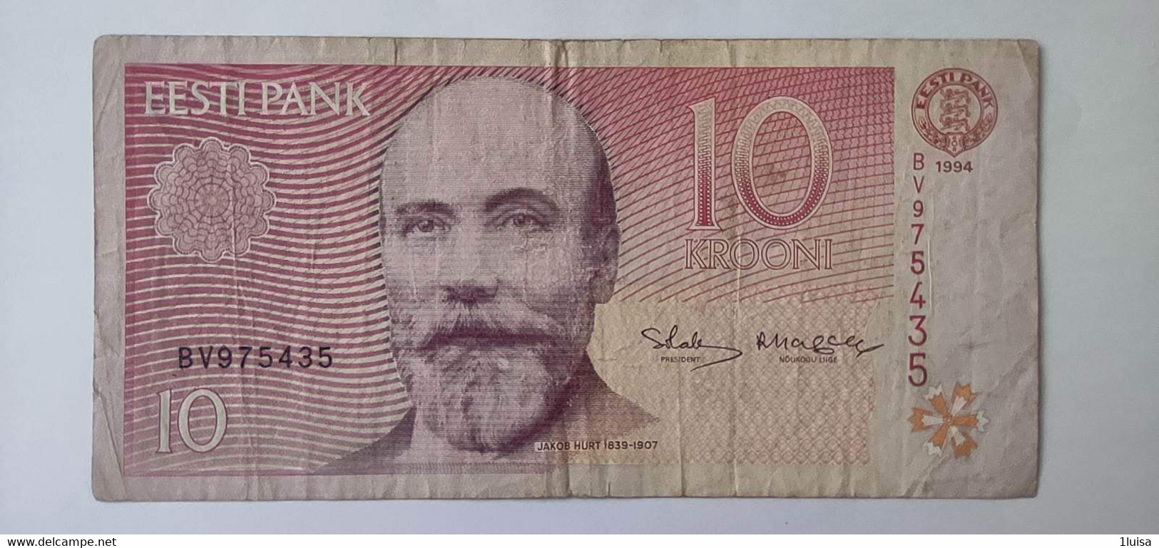 Estonia 10 Pank 1994 - Estonie