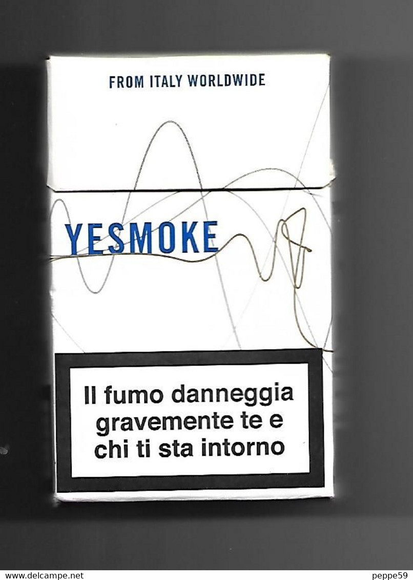Tabacco Pacchetto Di Sigarette Italia - Yesmoke Da 20 Pezzi - Vuoto - Etuis à Cigarettes Vides