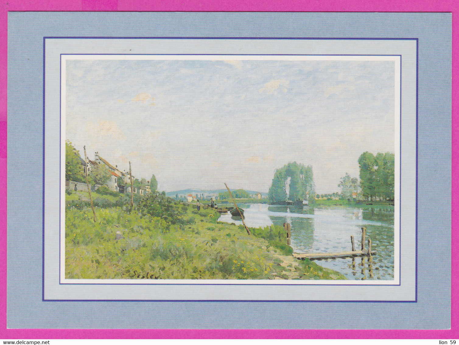 277199 / French Painter Art Alfred Sisley - "L'île Saint-Denis" 1872 ,[93] Seine Saint Denis  Saint Denis PC Ref. 50073 - L'Ile Saint Denis