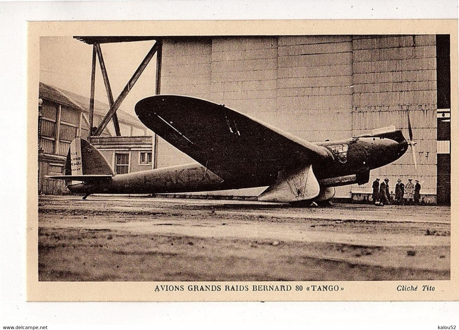 Avions Grands Raids Bernard 80(tango)  / Monoplan Bernard 80 - Andere & Zonder Classificatie