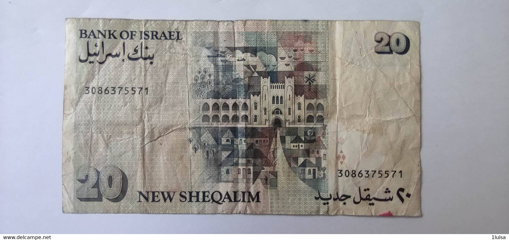 ISRAELE 20  Sheqelim 1993 - Israel