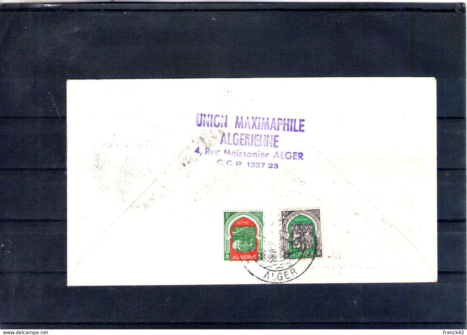 Algérie. Enveloppe Fdc. Journée Du Timbre. Alger. 16/03/1957 - FDC