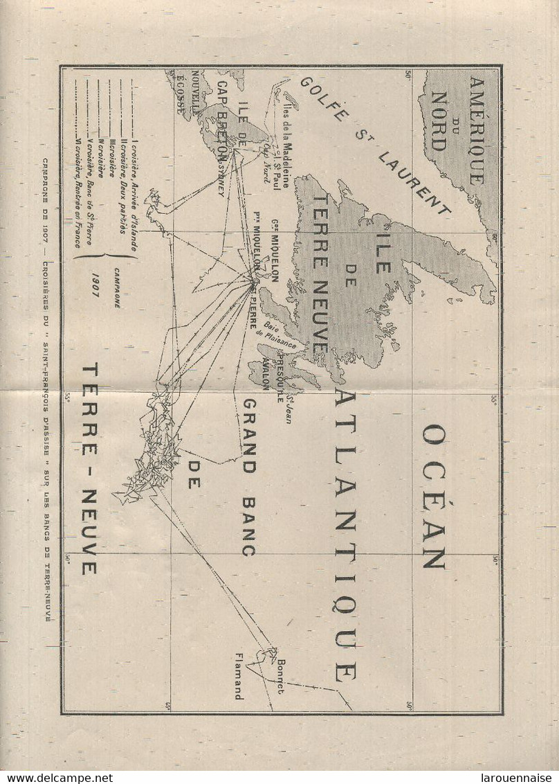 GRANDES PECHES - BATIMENT D'ASSISTANCE - LE SAINT -FRANCOIS D'ASSISE -CAMPAGNE 1907 : 3 CARTES - Monde