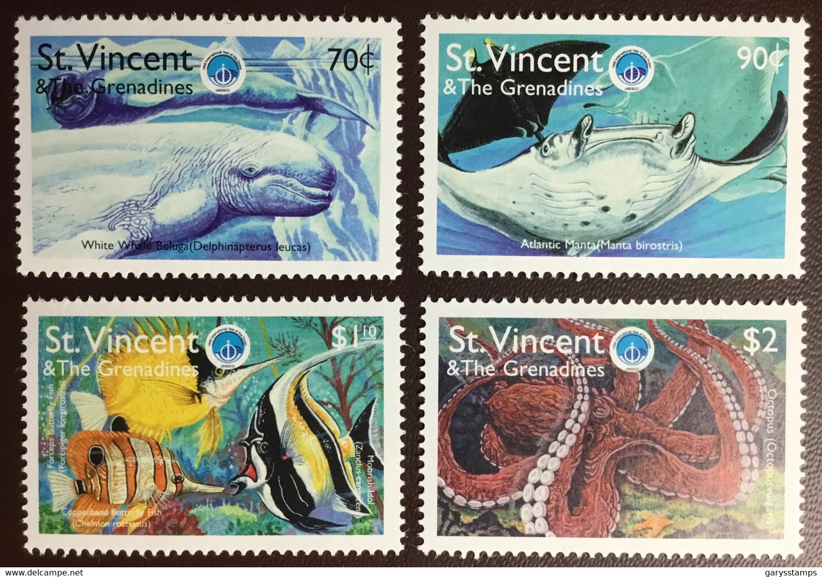 St Vincent 1998 Year Of The Ocean Marine Life MNH - Marine Life