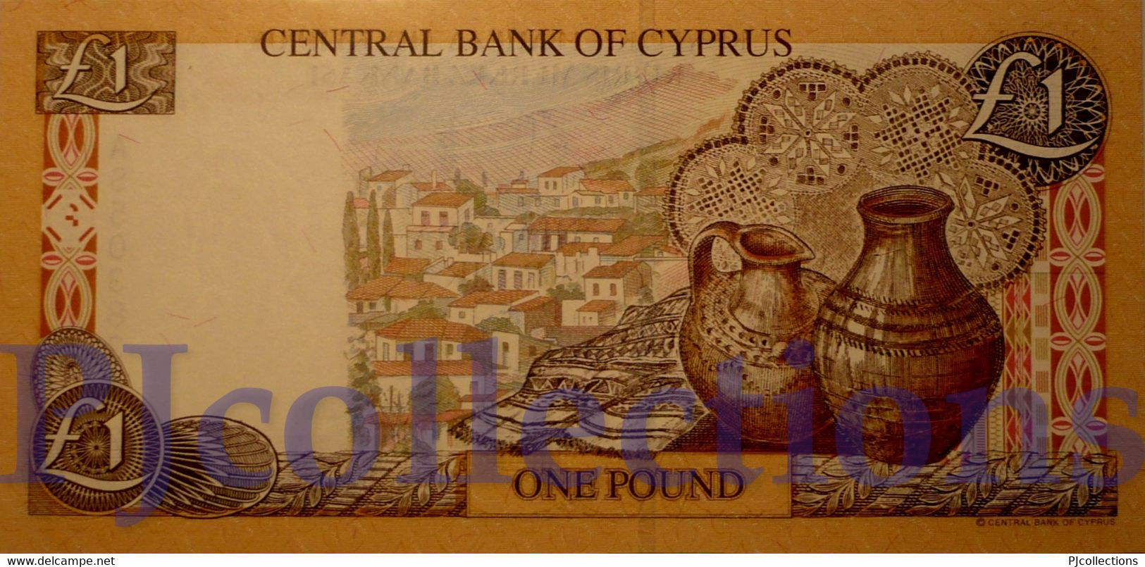 CYPRUS 1 POUND 2001 PICK 60c UNC - Chypre