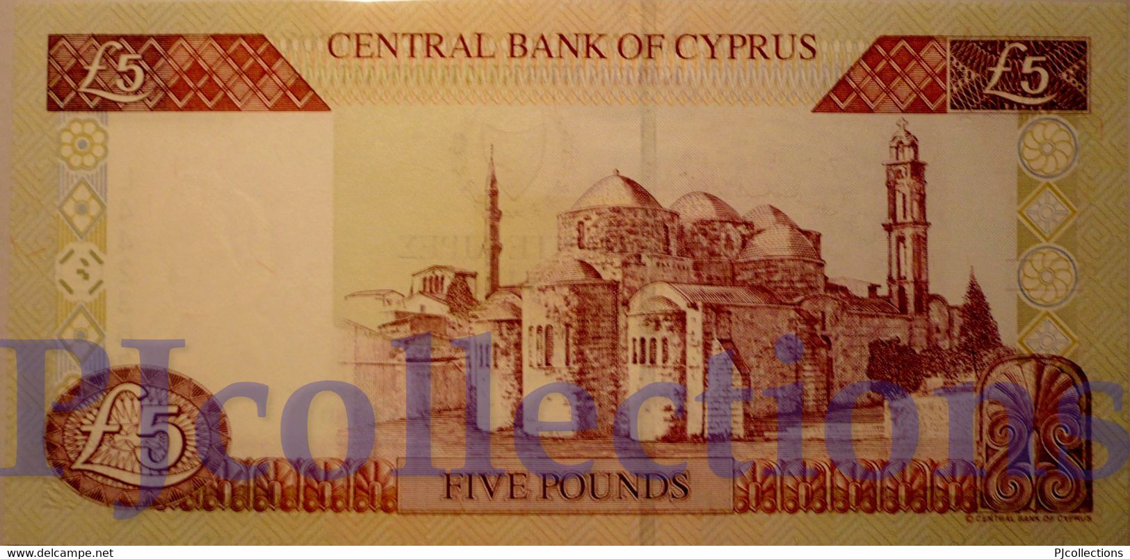 CYPRUS 5 POUNDS 2001 PICK 61a UNC - Chipre