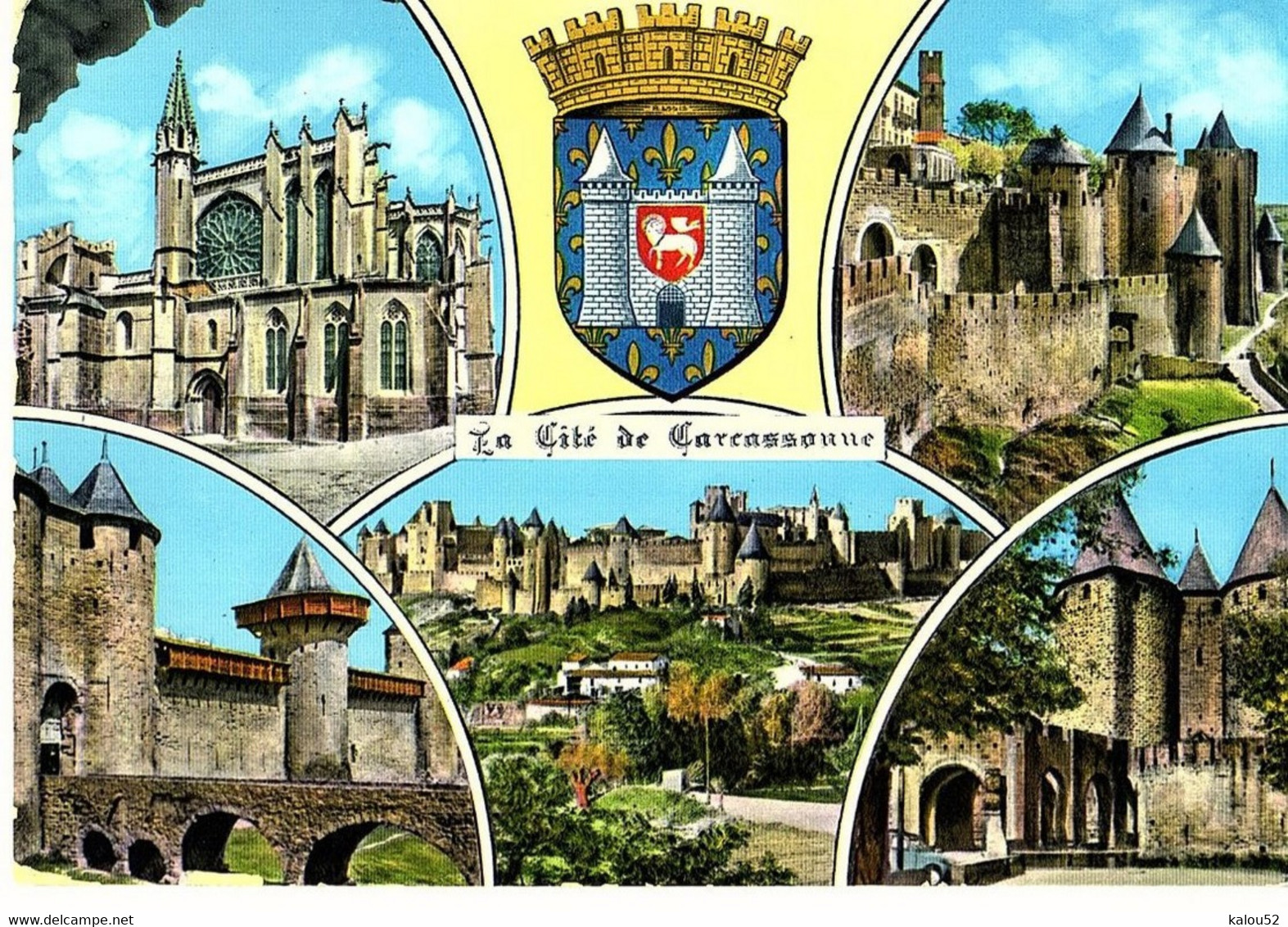 Carcassonne      /     Basilique Saint Nazaire , Porte D Aude , - Carcassonne