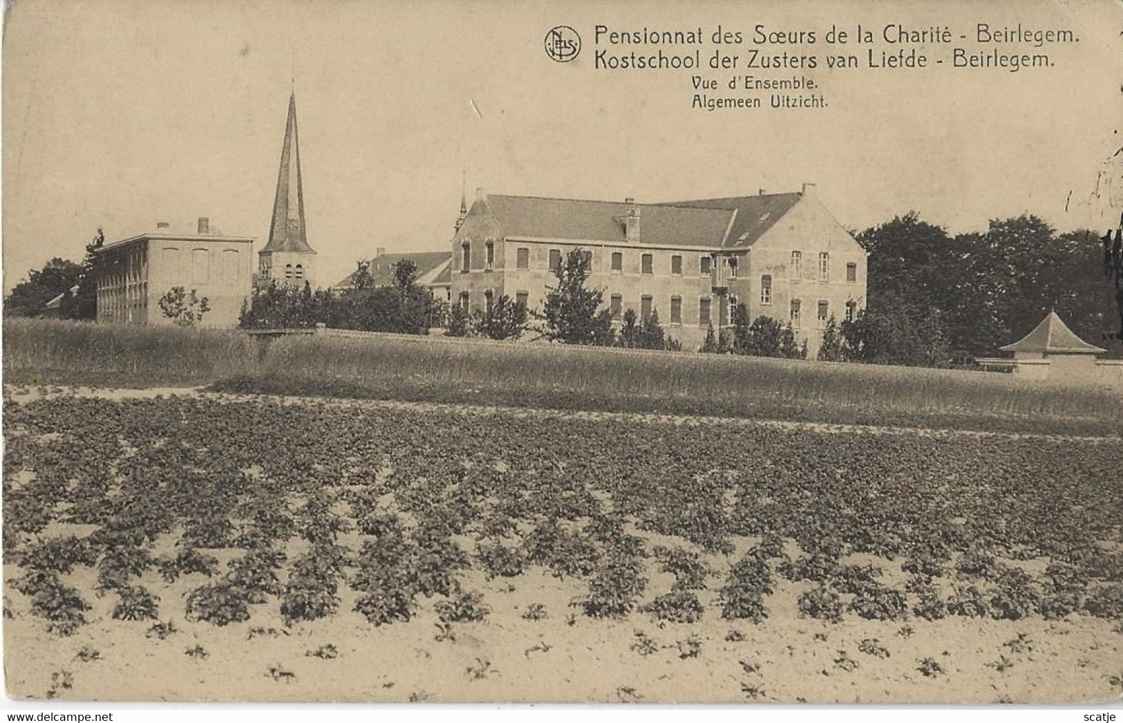 Beirlegem.    -    Pensionnat   Des Soeurs De La Charité - Zwalm