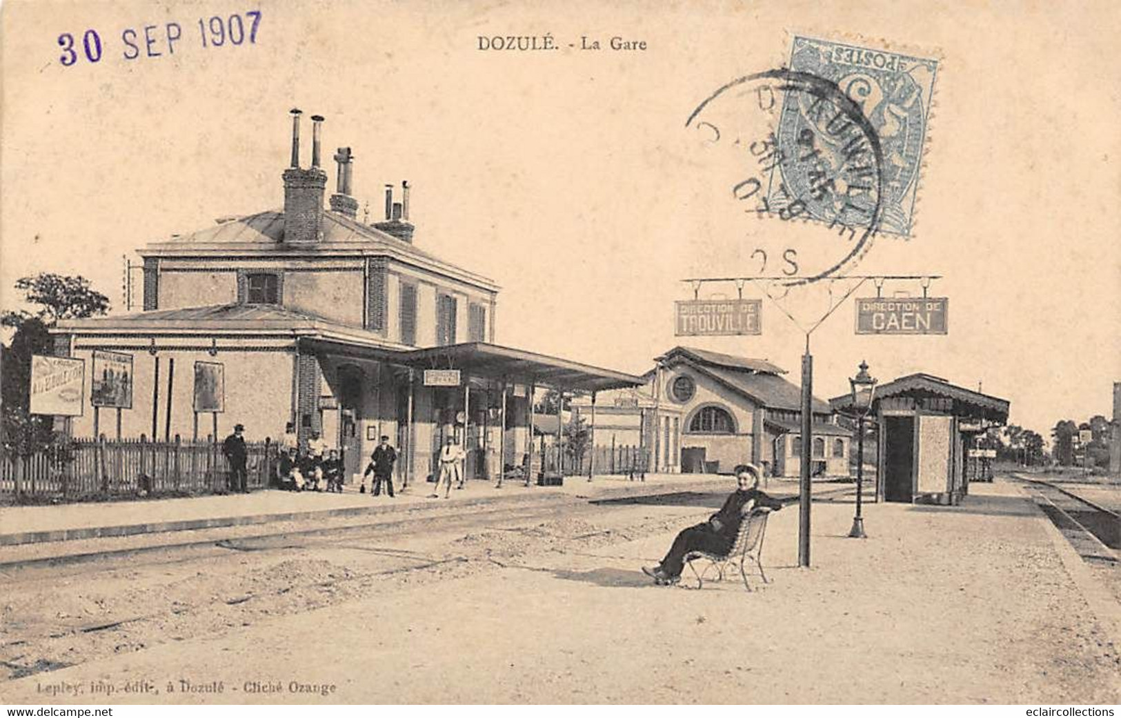 Dozulé          14          Intérieur De La Gare           (voir Scan) - Autres & Non Classés