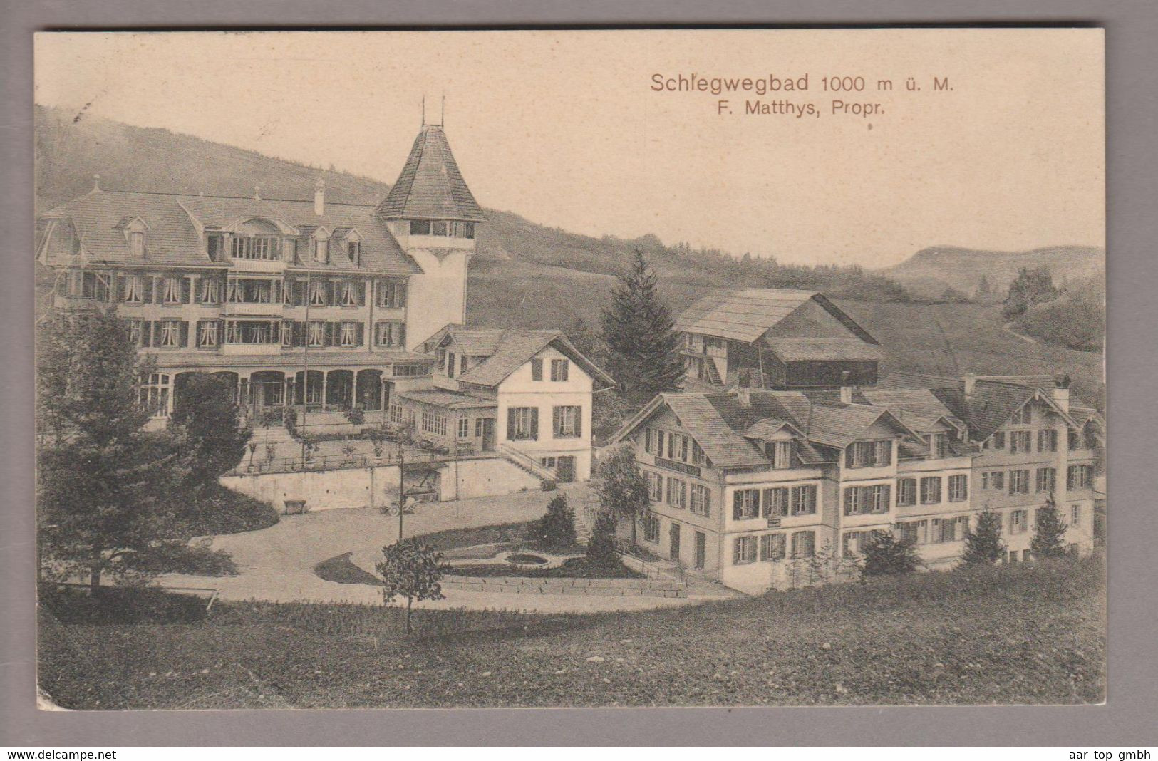 CH BE Linden Schlegwegbad Hotel 1912-07-30 - Linden