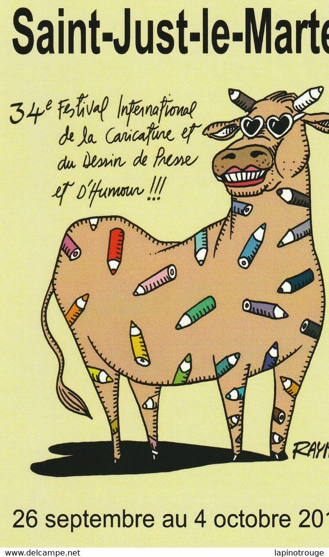 Etiquette Vin RAYMA Salon Dessin Humour Et Caricature St Just Le Martel 2015 - El Arte De La Mesa