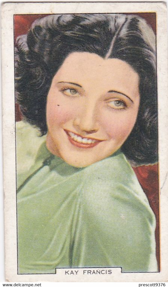 My Favourite Part 1937 - 9 Kay Francis - Gallaher - Film Star - Facsimile Autograph - Gallaher