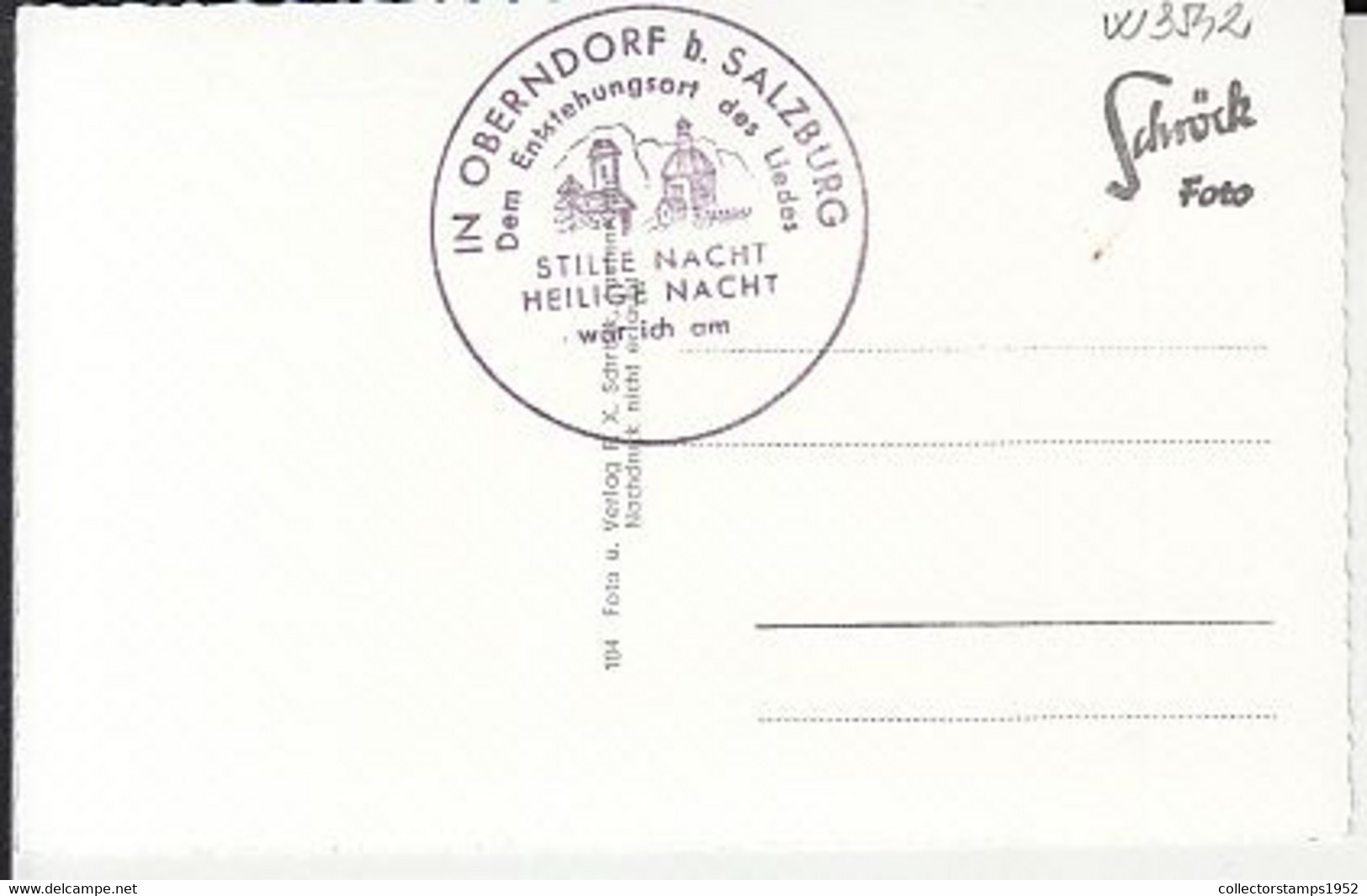 W3542- OBERNDORF BEI SALZBURG SILENT NIGHT CHAPEL - Oberndorf Bei Salzburg
