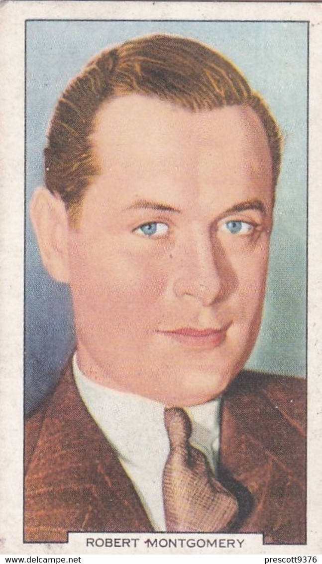 My Favourite Part 1937 - 45 Robert Montgomery - Gallaher - Film Star - Facsimile Autograph - Gallaher