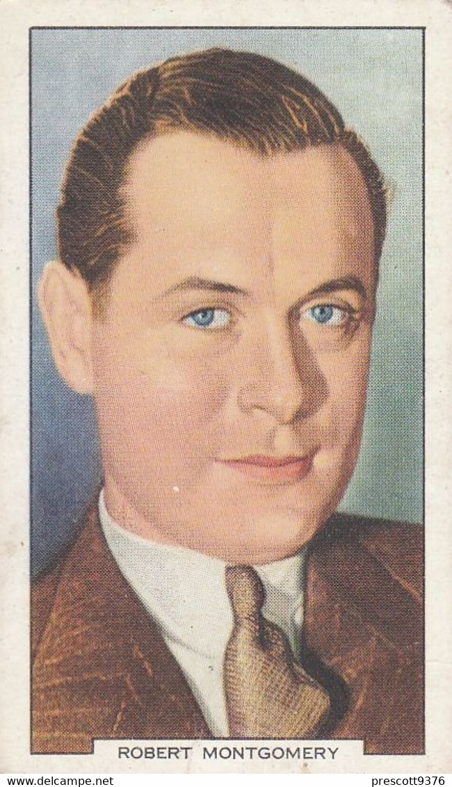 My Favourite Part 1937 - 45 Robert Montgomery - Gallaher - Film Star - Facsimile Autograph - Gallaher