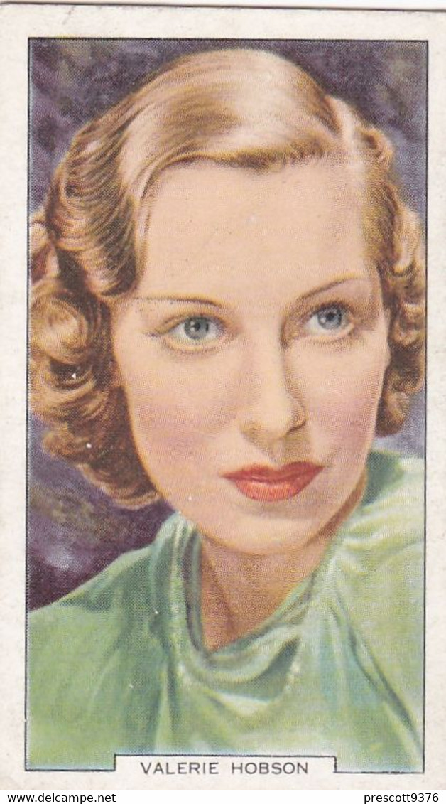 My Favourite Part 1937 - 10 Valerie Hobson "The Drum" - Gallaher - Film Star - Facsimile Autograph - Gallaher