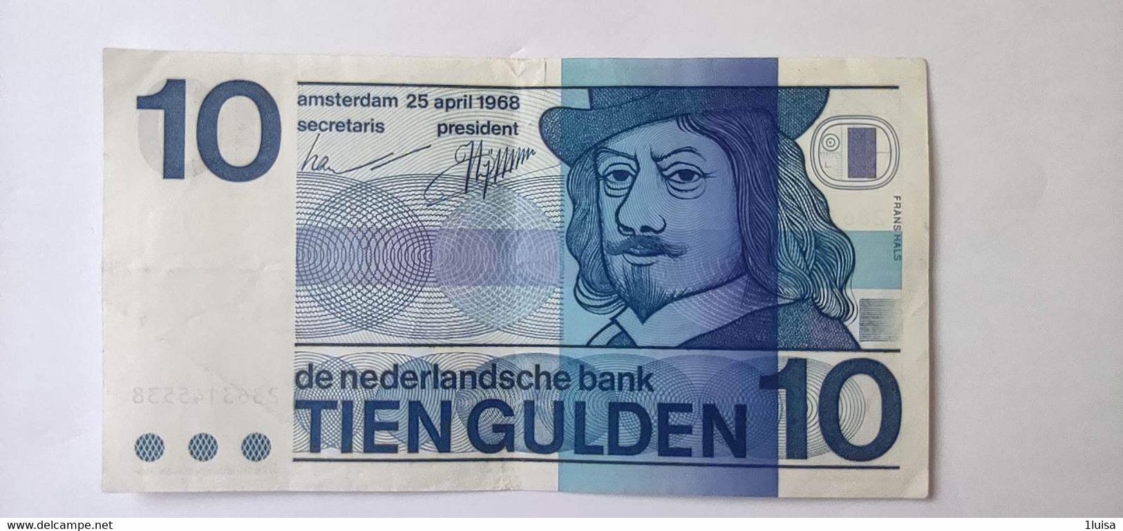 Paesi Bassi 10 Gulden 1968 - 10 Florín Holandés (gulden)