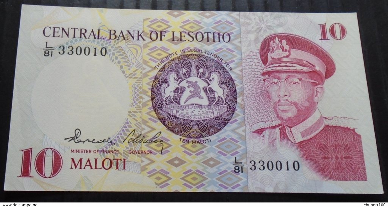 LESOTHO , P 6b   ,  10 Maloti , 1981 ,  UNC  Neuf , - Lesoto