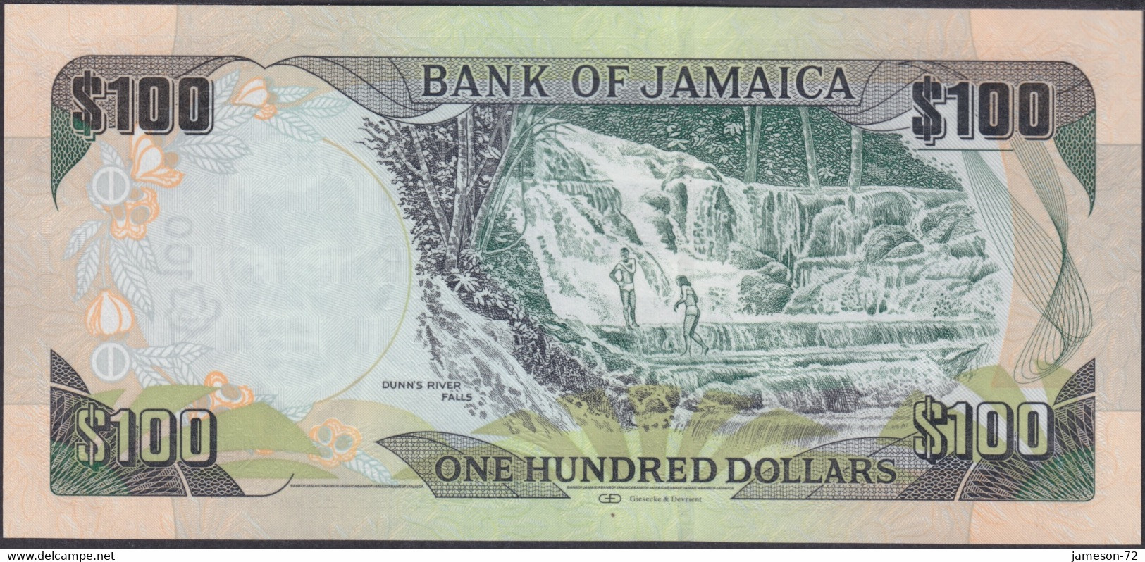 JAMAICA - 100 Dollars 2014 P# 95a America Banknote - Edelweiss Coins - Giamaica