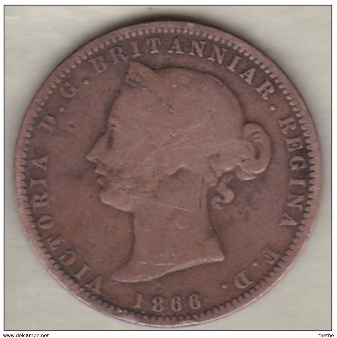 Jersey - 1/13 Shilling - 1866 - Victoria - Bronze - Jersey