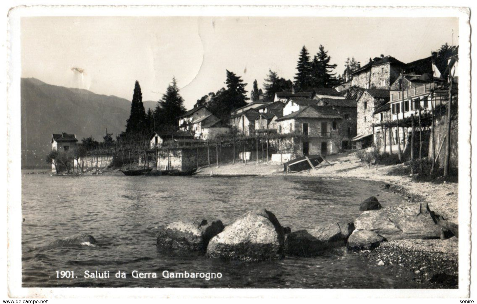 TICINO - SALUTI DA GERRA GAMBAROGNO - VG FP - C5453 - Cugnasco-Gerra