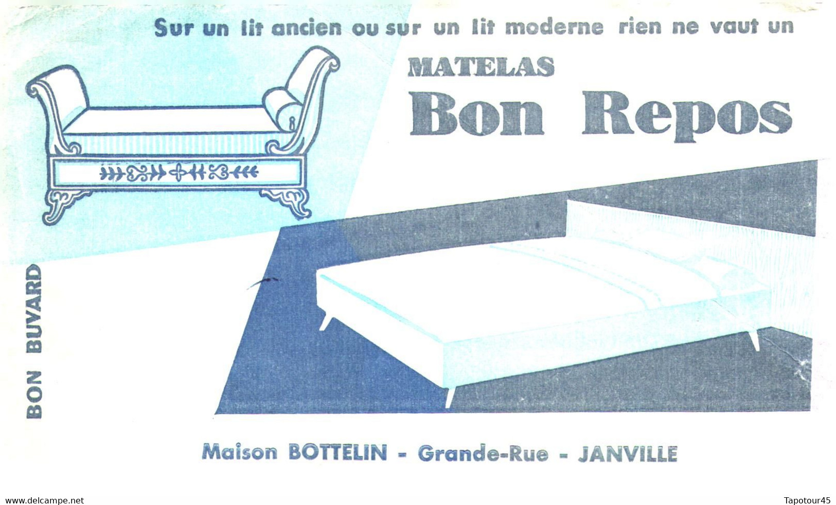 Mat B R/	11/7	> 03	Buvard	Matelas 	Bon Repos 	N=4 - M