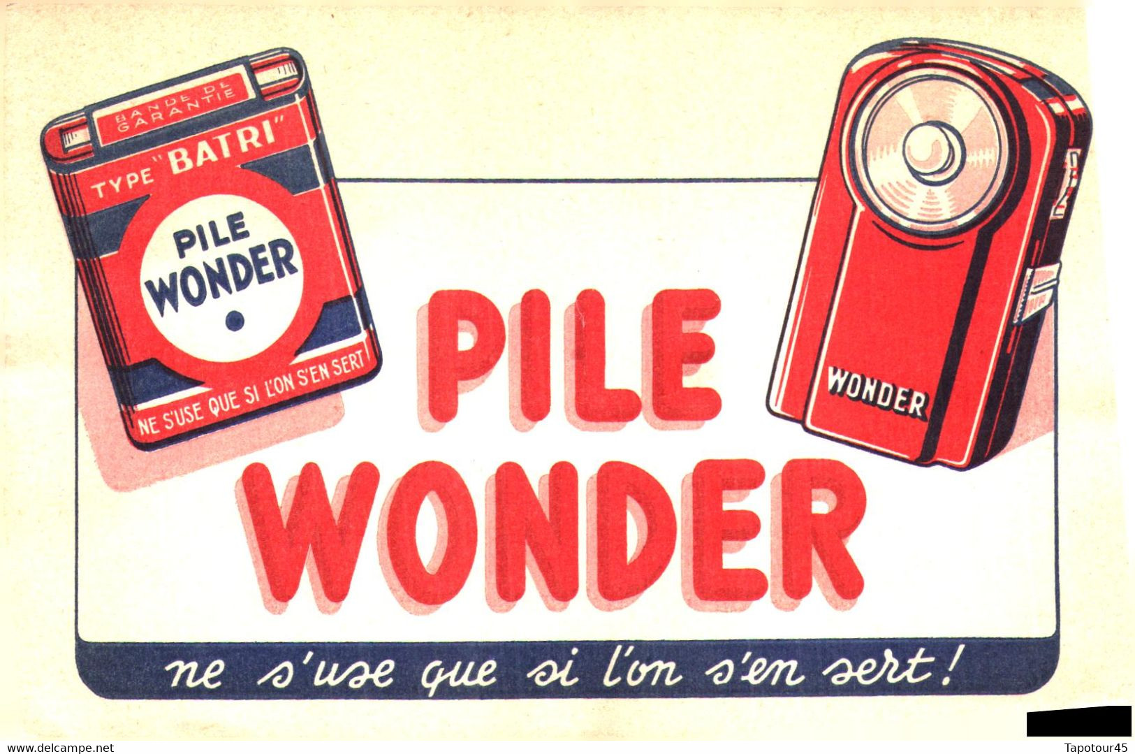 Pi W/	11/7	> 39	Buvard	Pile	Wonder	N= 1 - Batterijen