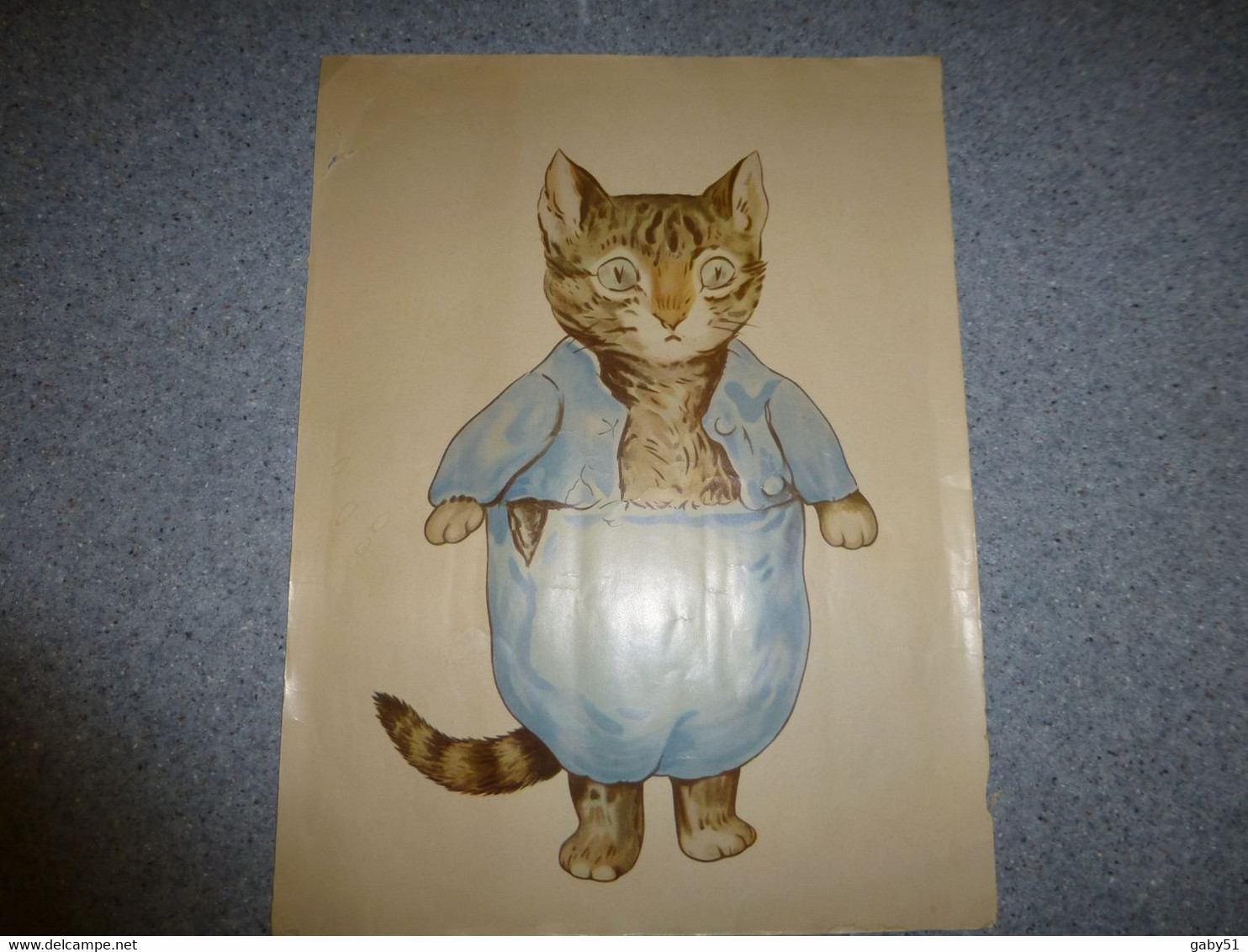 CHAT Caricature Vintage, 30 X 40 Cm ; GR 02 - Zeichnungen