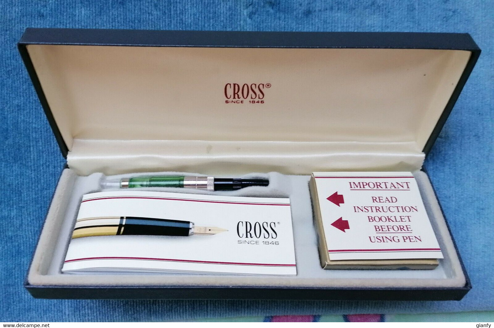 PENNA STILOGRAFICA CROSS CENTURY II LUSTROUS CHROME 2000 FOUNTAIN PEN MIB - Stylos