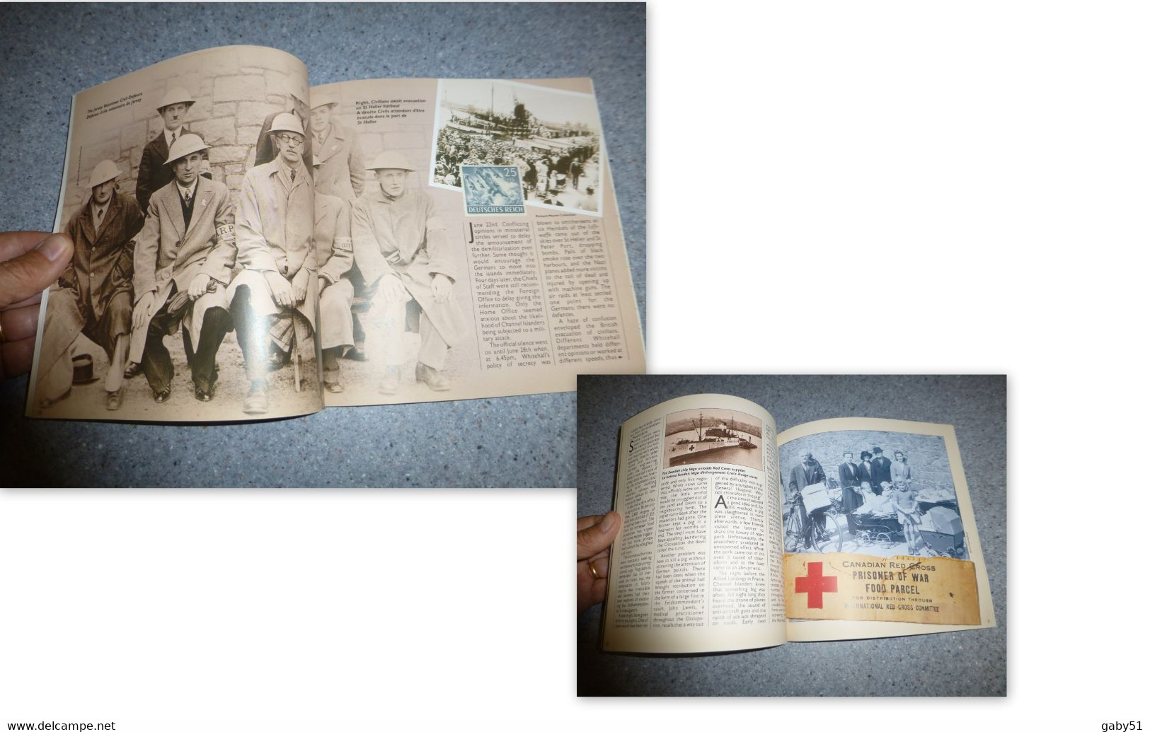 The German Underground Hospital  And JERSAY's Occupation Experience, 1965 RARE ; L 01 - Britische Armee