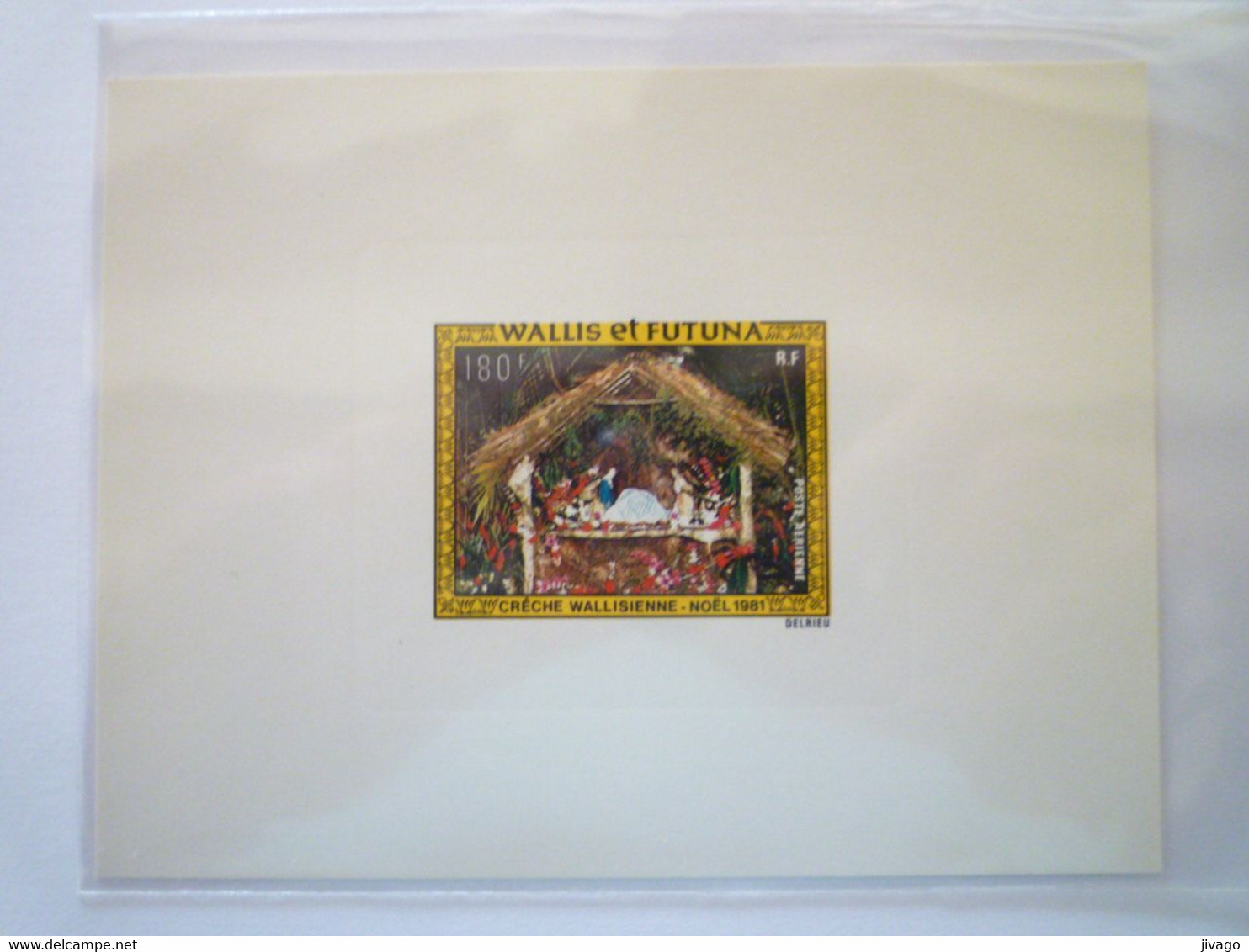 2022 - 3395  EMISSION  LUXE  1981  P.A.  CRECHE WALLISIENNE  -  NOËL 1981  XXX - Storia Postale