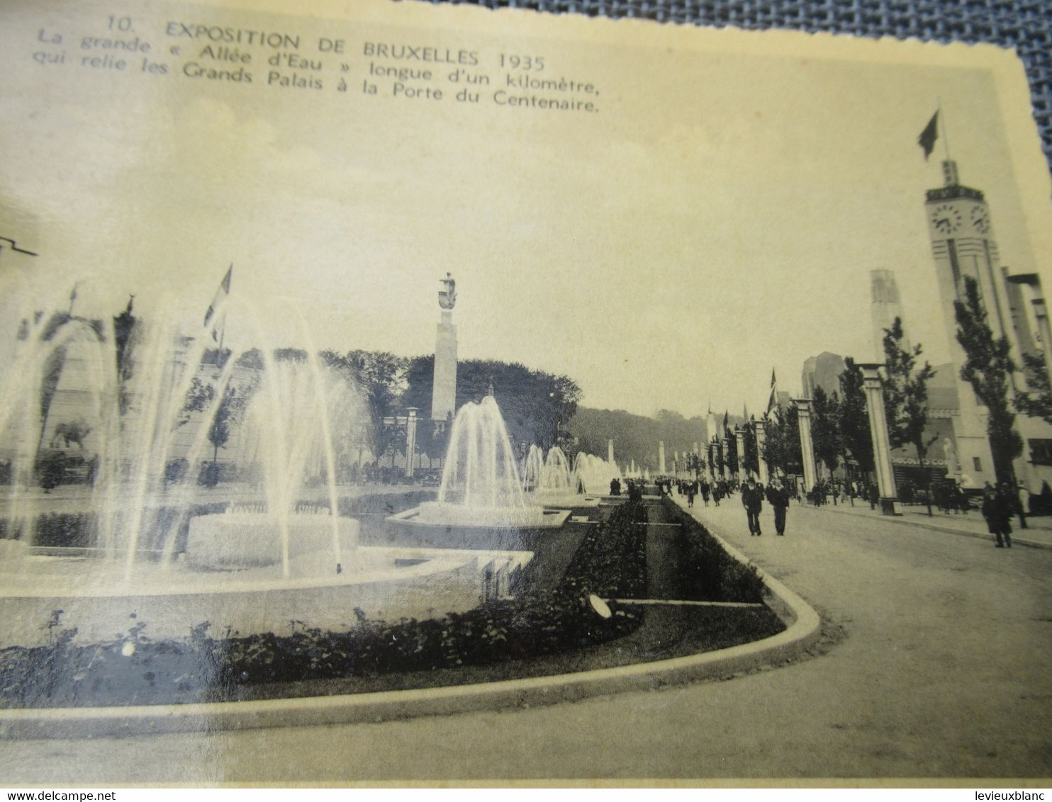 L'Exposition de BRUXELLES 1935/Avec ses 10 plus jolies vues/ Photographies réelles/ Dherv/ 1935         CPDIV371