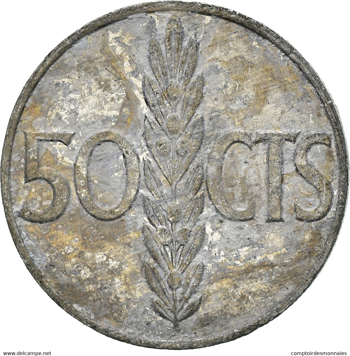 Monnaie, Espagne, 50 Centimos - 50 Centesimi