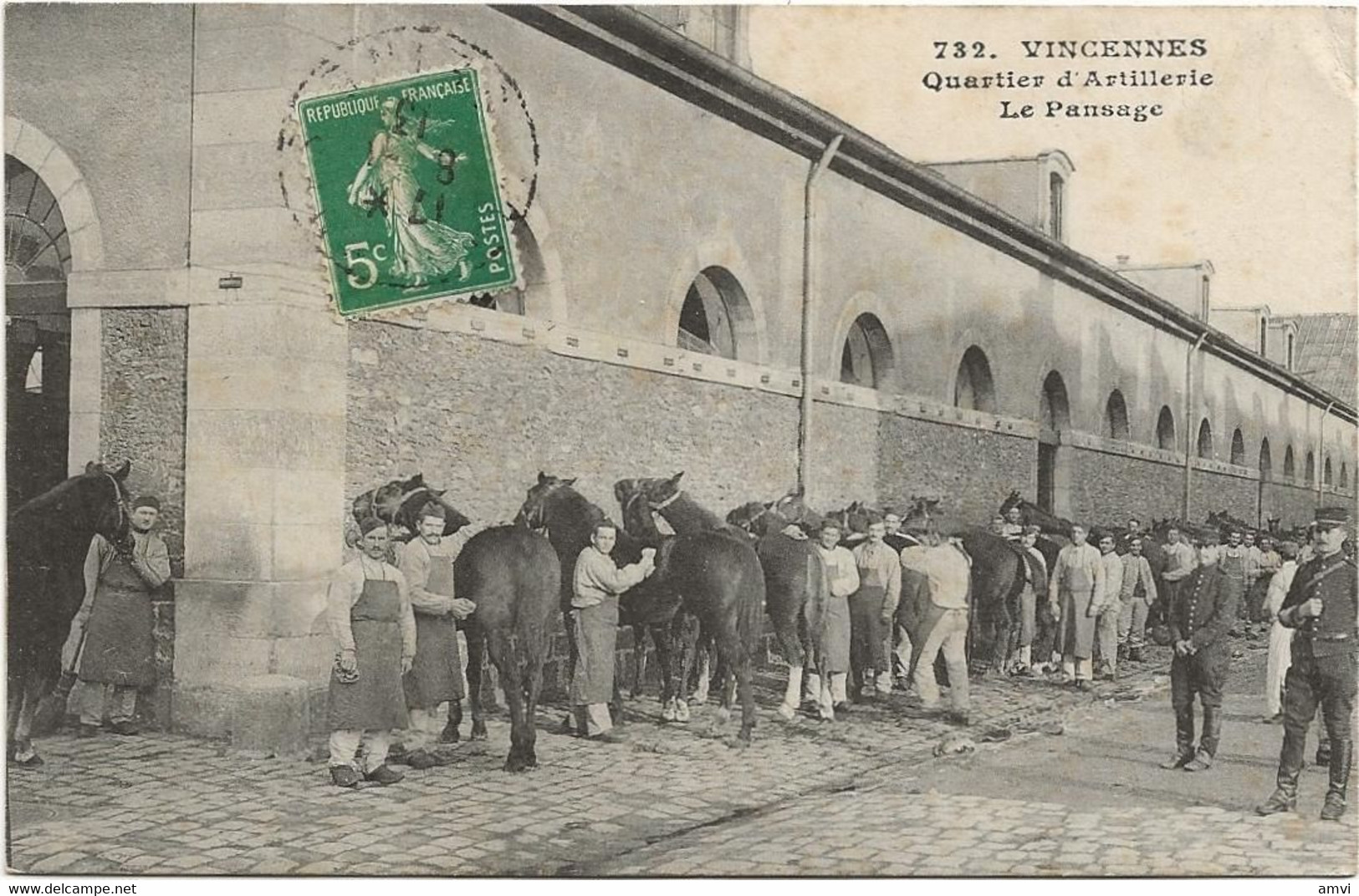 22-7-1930 Vincennes -quartier D'artillerie -le Pansage - Casernes