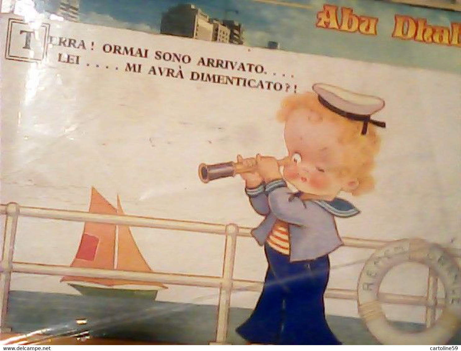 ILLUSTRATA Illustrée Vera Paterson MARINAIO BAMBINO TERRA  LEI MI HA DIMENTICATO?  VB1938   IS10691 - Paterson