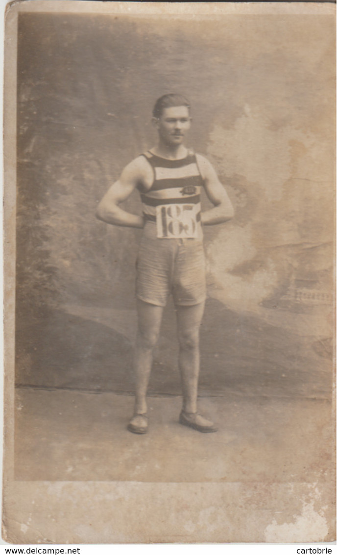 Athlétisme Cross Carte-photo Champion Junior 1924 - Athlétisme