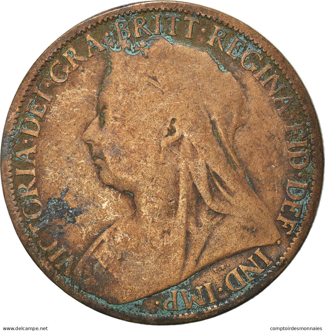 Monnaie, Grande-Bretagne, 1897 - D. 1 Penny