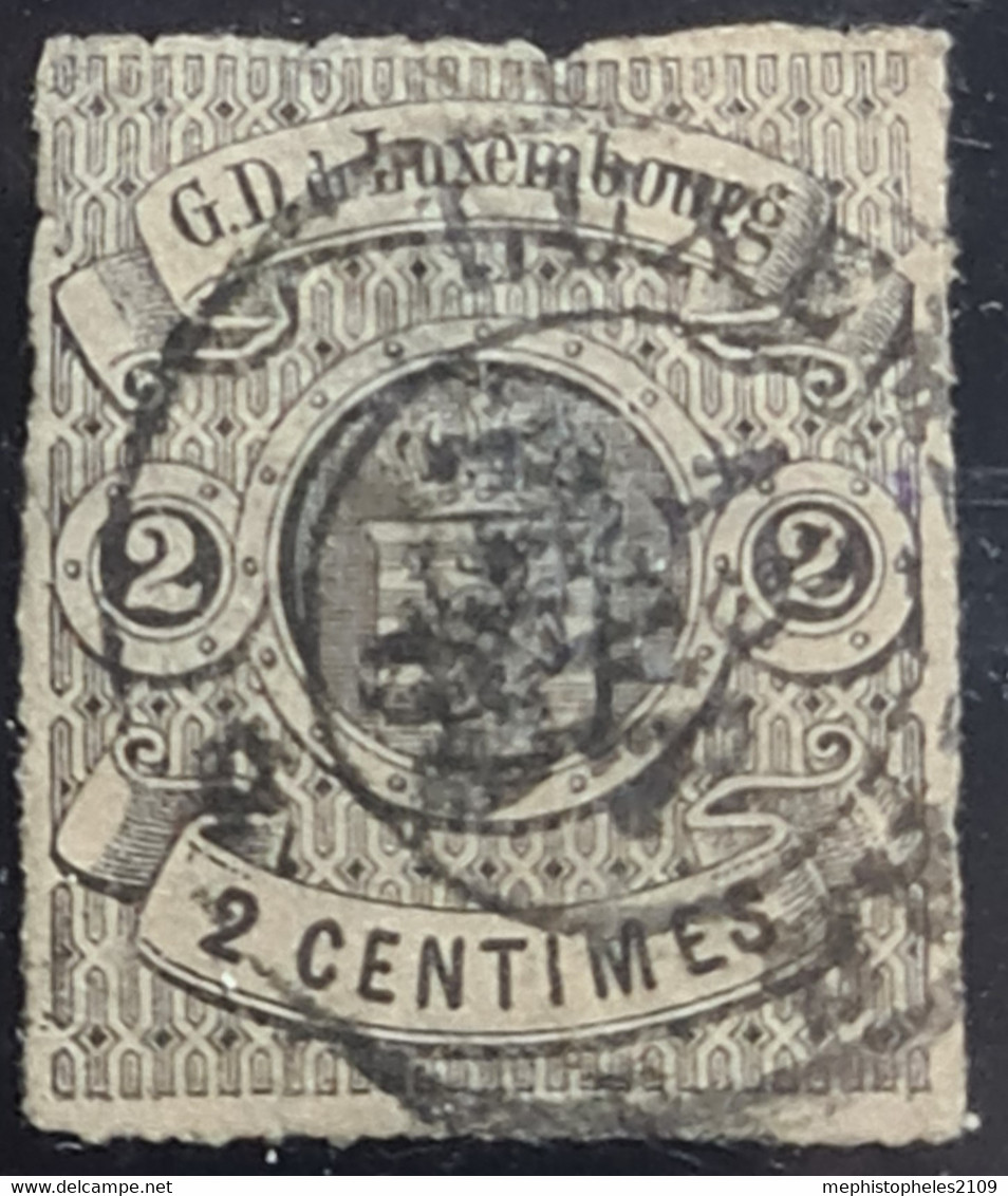 LUXEMBOURG 1875 - Canceled - Sc# 30 - 1859-1880 Wapenschild