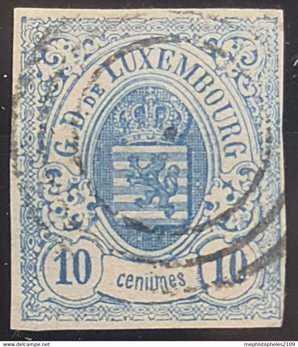 LUXEMBOURG 1859 - Canceled - Sc# 7 - 1859-1880 Stemmi