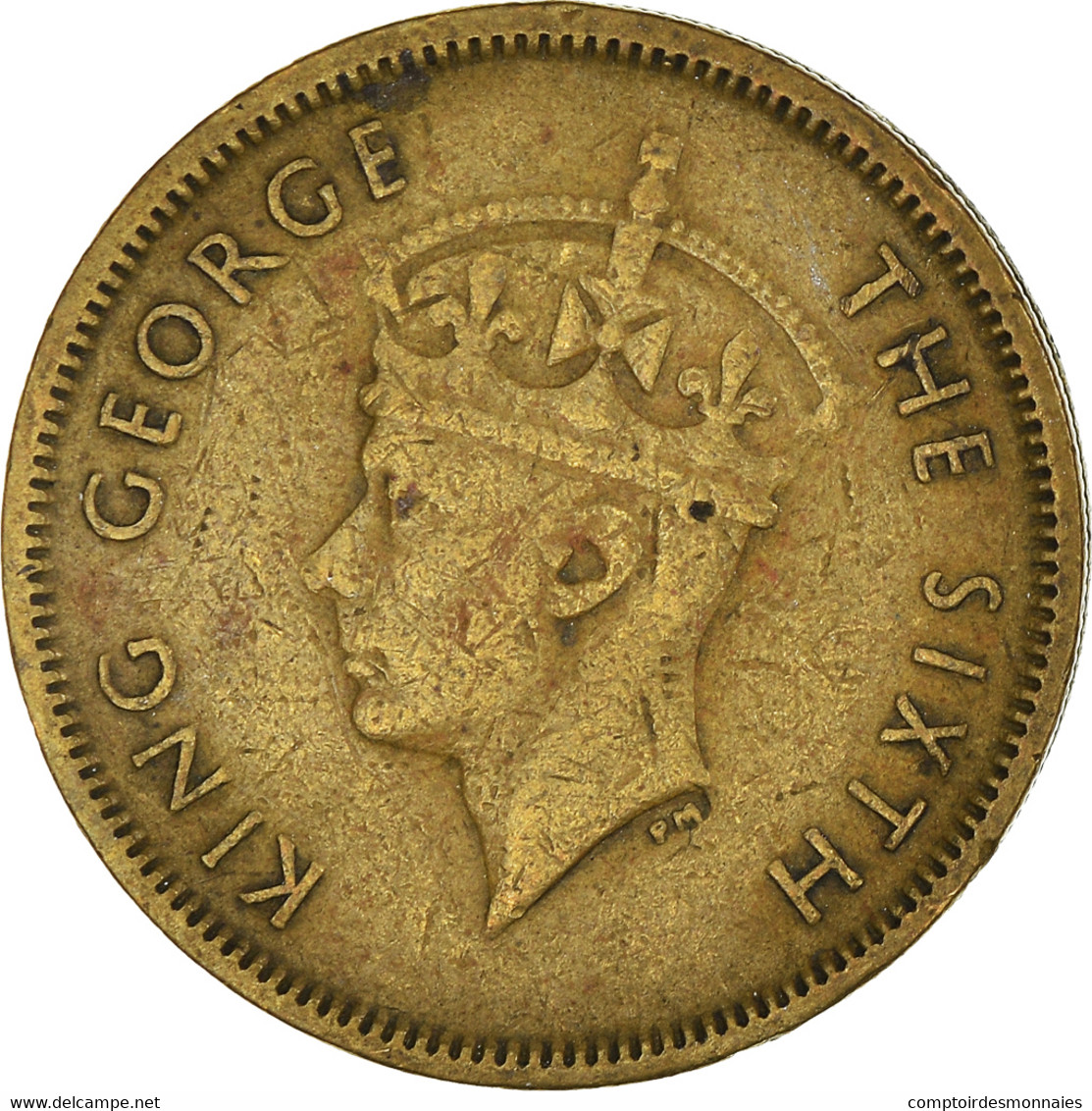 Monnaie, Hong Kong, 10 Cents, 1951 - Hong Kong