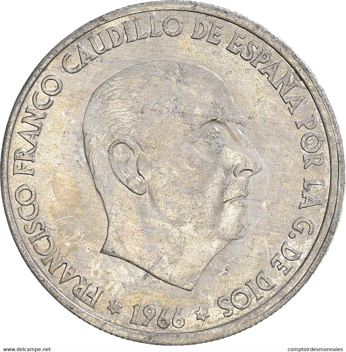 Monnaie, Espagne, 50 Centimos, 1966 (68) - 50 Céntimos