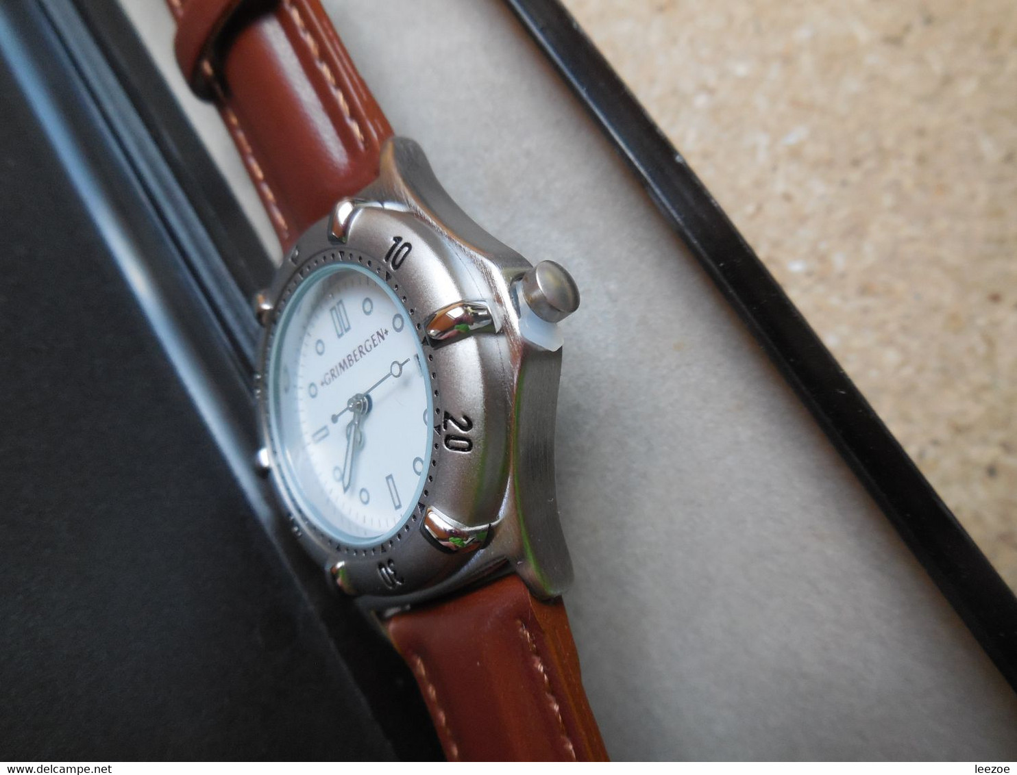 MONTRE, BIERE GRIMBERGEN, Magnifique Montre Publicitaire, Rare - Advertisement Watches
